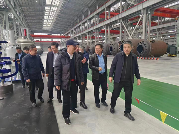 山東省生態(tài)環(huán)境廳參觀(guān)太極并對(duì)太極公司的環(huán)境保護(hù)表示認(rèn)可